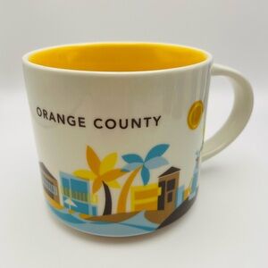 Starbucks Ceramic Coffee/Tea Mug, ORANGE COUNTY, You Are Here, Dated 2017